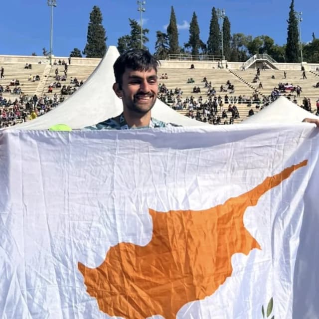 Andreas Nicolaou preparing for a 50km ultra marathon